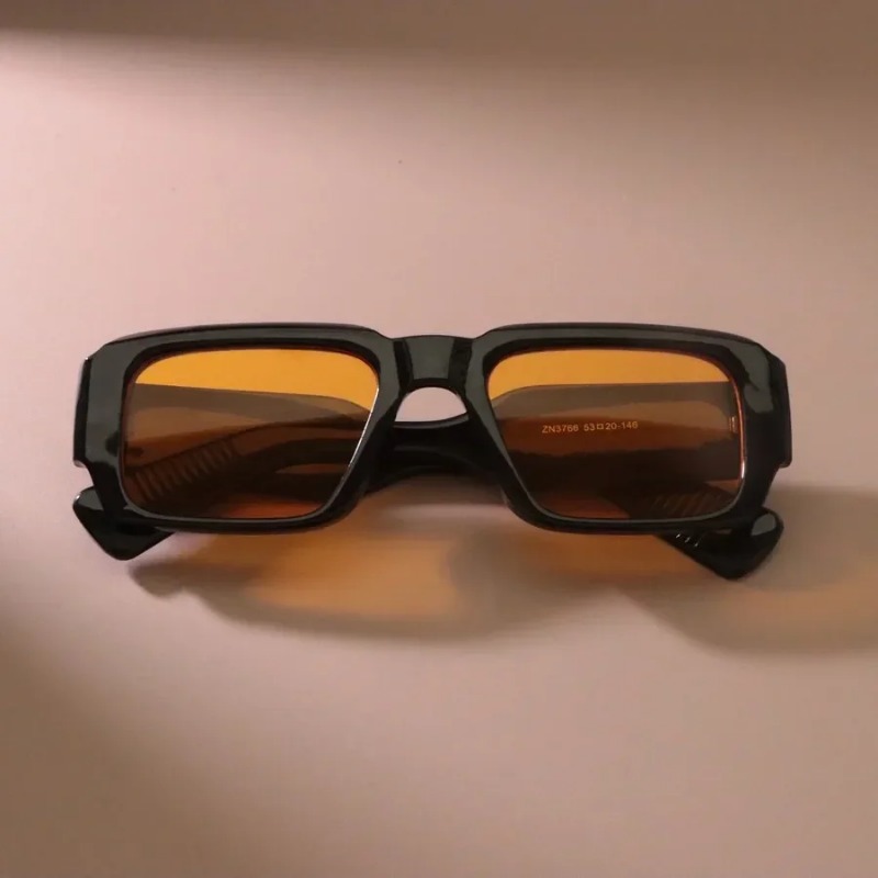 Women Fashion Glasses - Retro Square Sunglasses Women Men Vintage