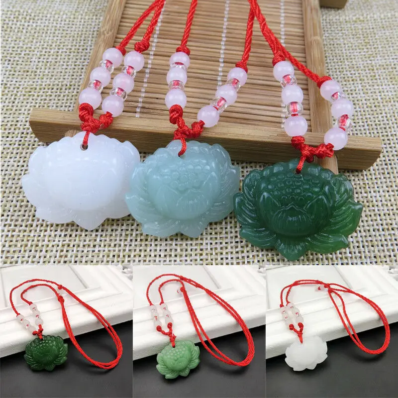 Women Fashion Necklace - Tự Nhiên Xanh Ngọc Bích Mặt