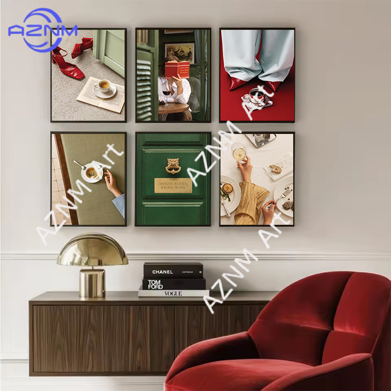 Women'S Fashion Magazines - Fashion Women Afternoon Tea Coffee Poster