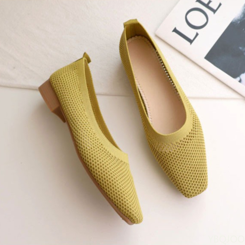 Women'S Fashion Spring 2025 - Square toe low heel soft soled