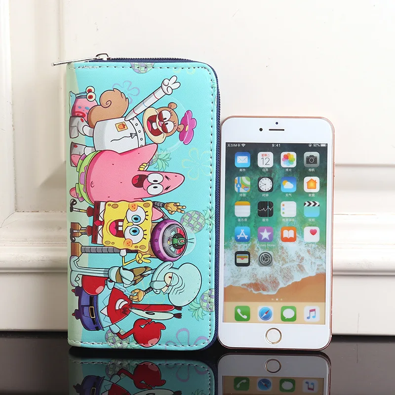 Coin Purse Women - New SpongeBob SquarePants Long Wallet for