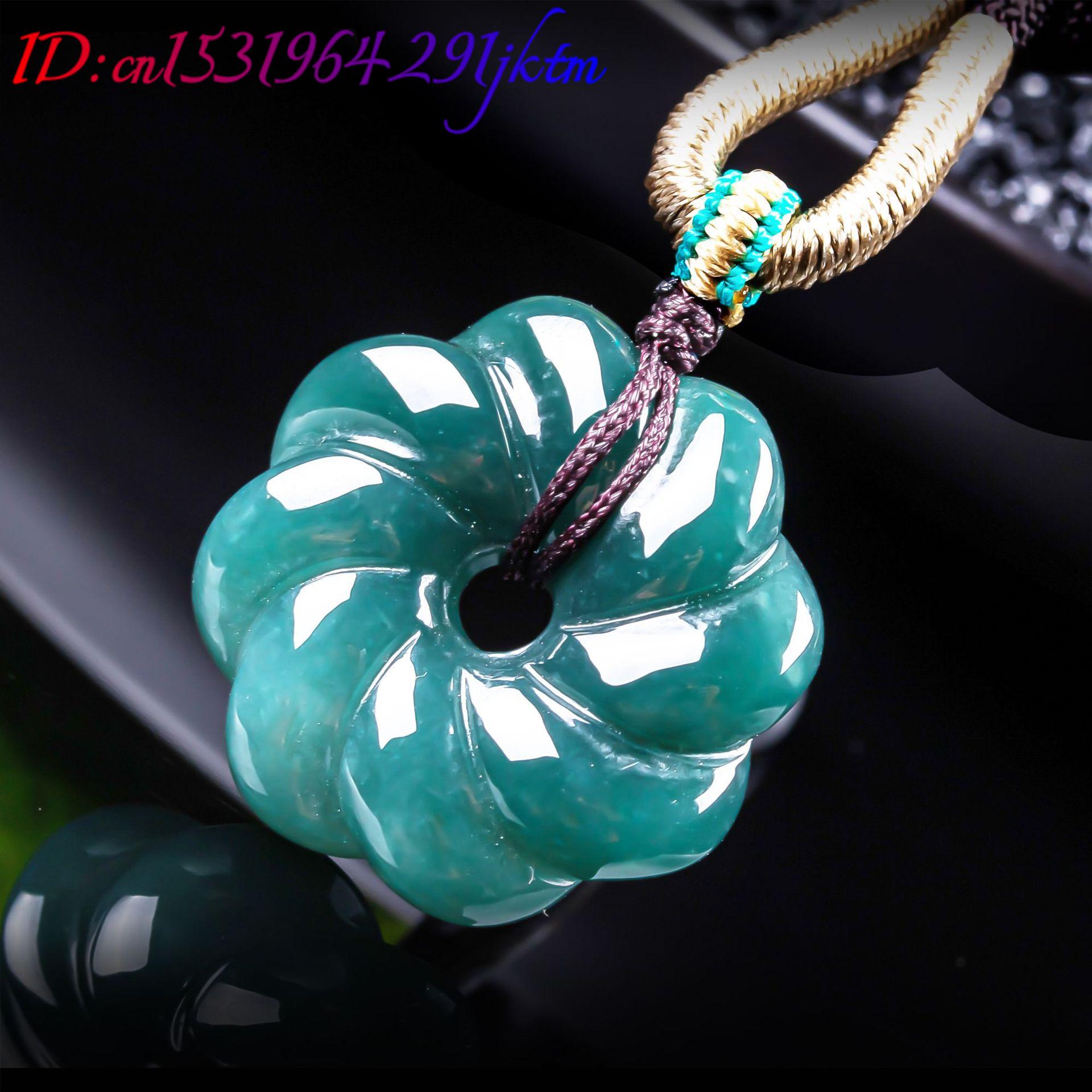 Natural Burmese Jadeite Flower - đánh giá và giá Women Fashion Necklace