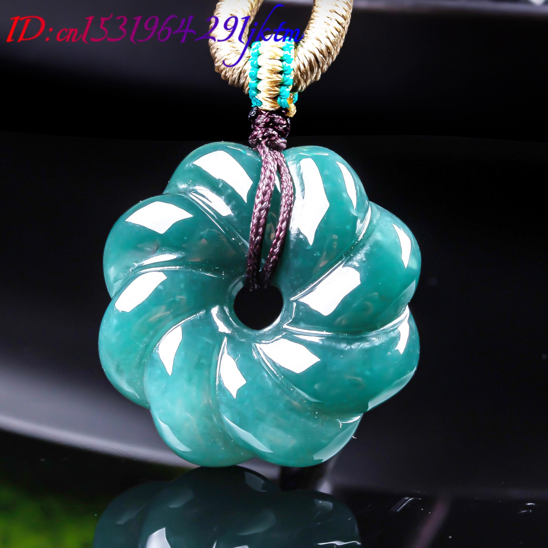 Natural Burmese Jadeite Flower - đánh giá và giá Women Fashion Necklace