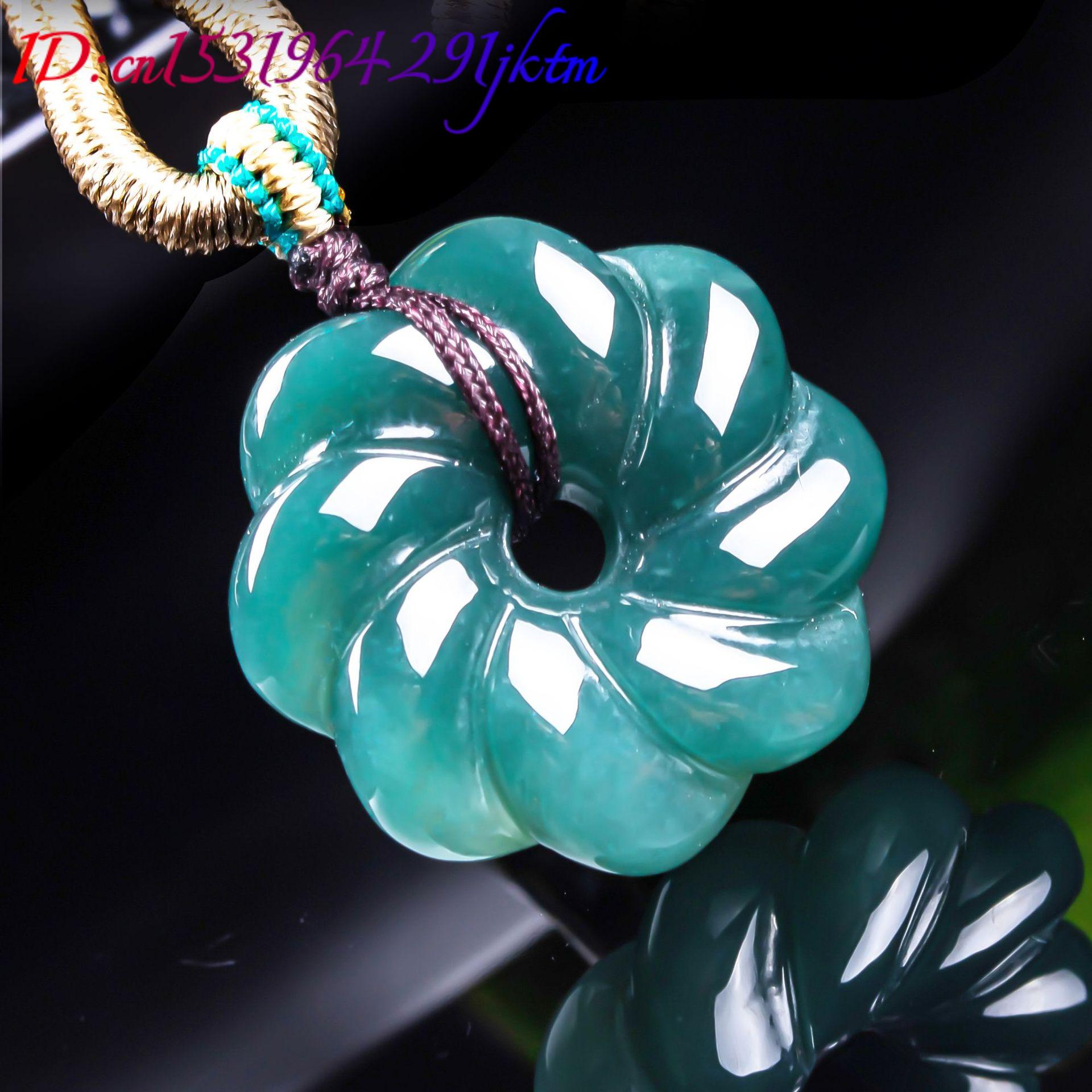 Natural Burmese Jadeite Flower - đánh giá và giá Women Fashion Necklace