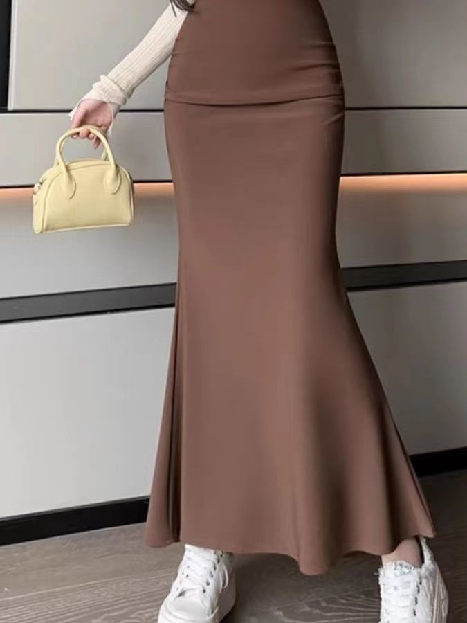 Fashionable Korean Style Pure  - đánh giá và giá A-Line Skirt Midi