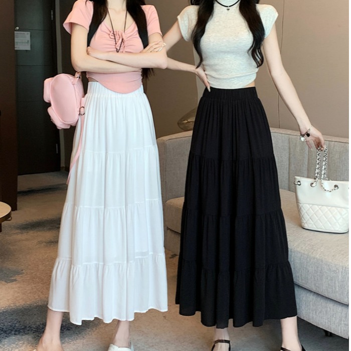 High Waist A-Line Midi Skirt f - đánh giá và giá A-Line Skirt Midi