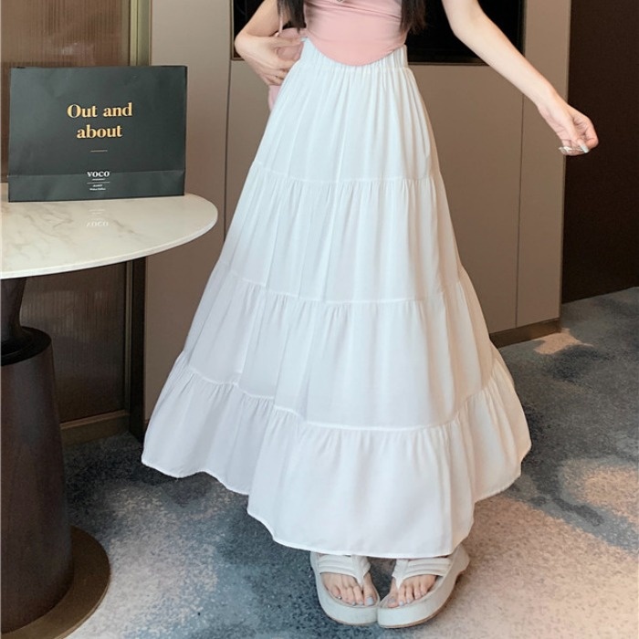 High Waist A-Line Midi Skirt f - đánh giá và giá A-Line Skirt Midi