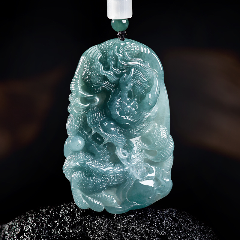Natural Burmese Jadeite Dragon - đánh giá và giá Women Fashion Necklace