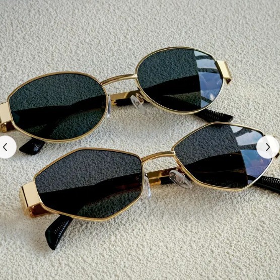Trendy Round Frame Metal Sungl - đánh giá và giá Women Fashion Glasses