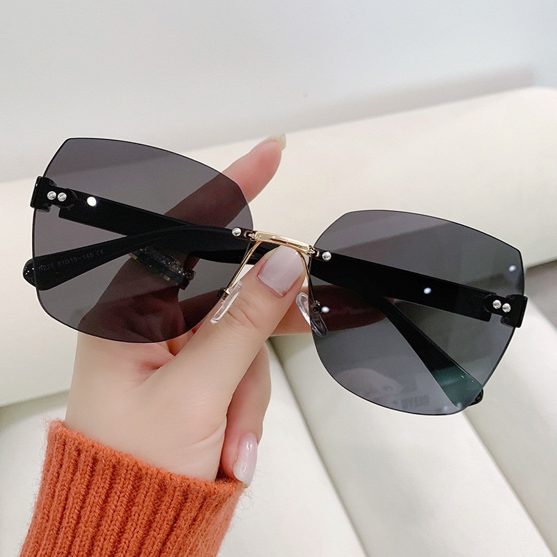 Vintage Rimless Sunglasses Wom - đánh giá và giá Women Fashion Glasses
