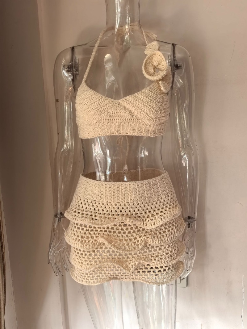 Women Hand Crochet Knitted Ruf - đánh giá và giá V Neck Cami Top