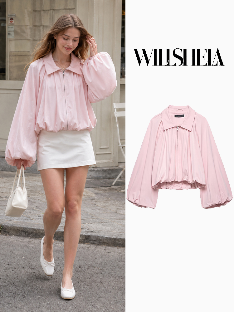 Willshela Women Fashion Pink F - đánh giá và giá Women'S Fashion Bomber Jacket