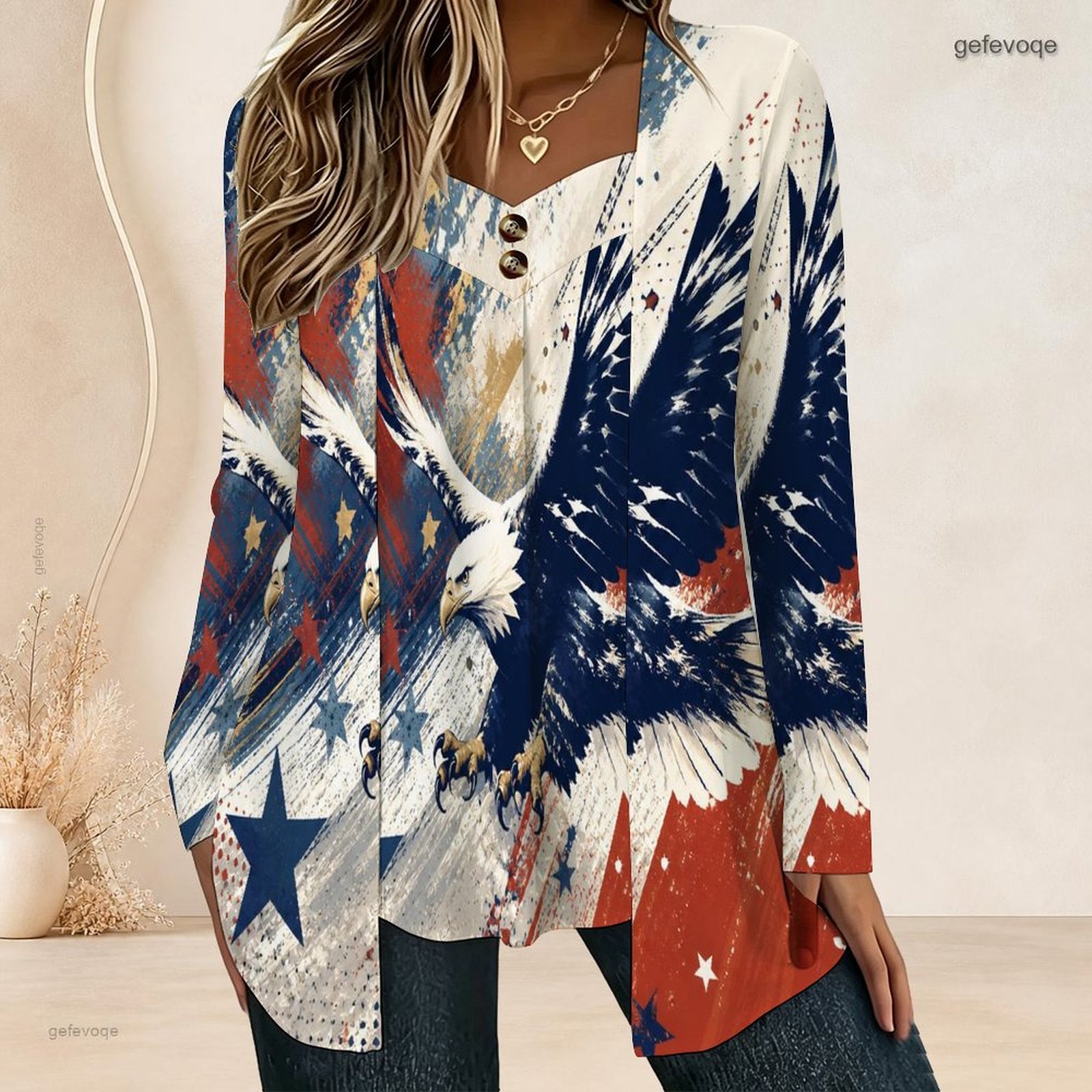 Women Fake Two Piece Long Slee - đánh giá và giá V Neck Cami Top