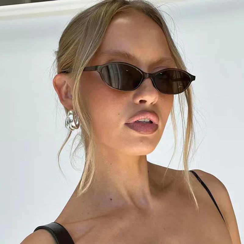 Retro Oval Frame Sunglasses Fa - đánh giá và giá Women Fashion Glasses