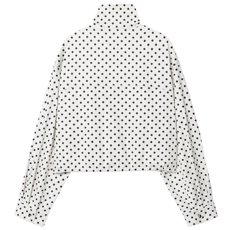 HXAO Polka Dot Bomber Jacket W - đánh giá và giá Women'S Fashion Bomber Jacket