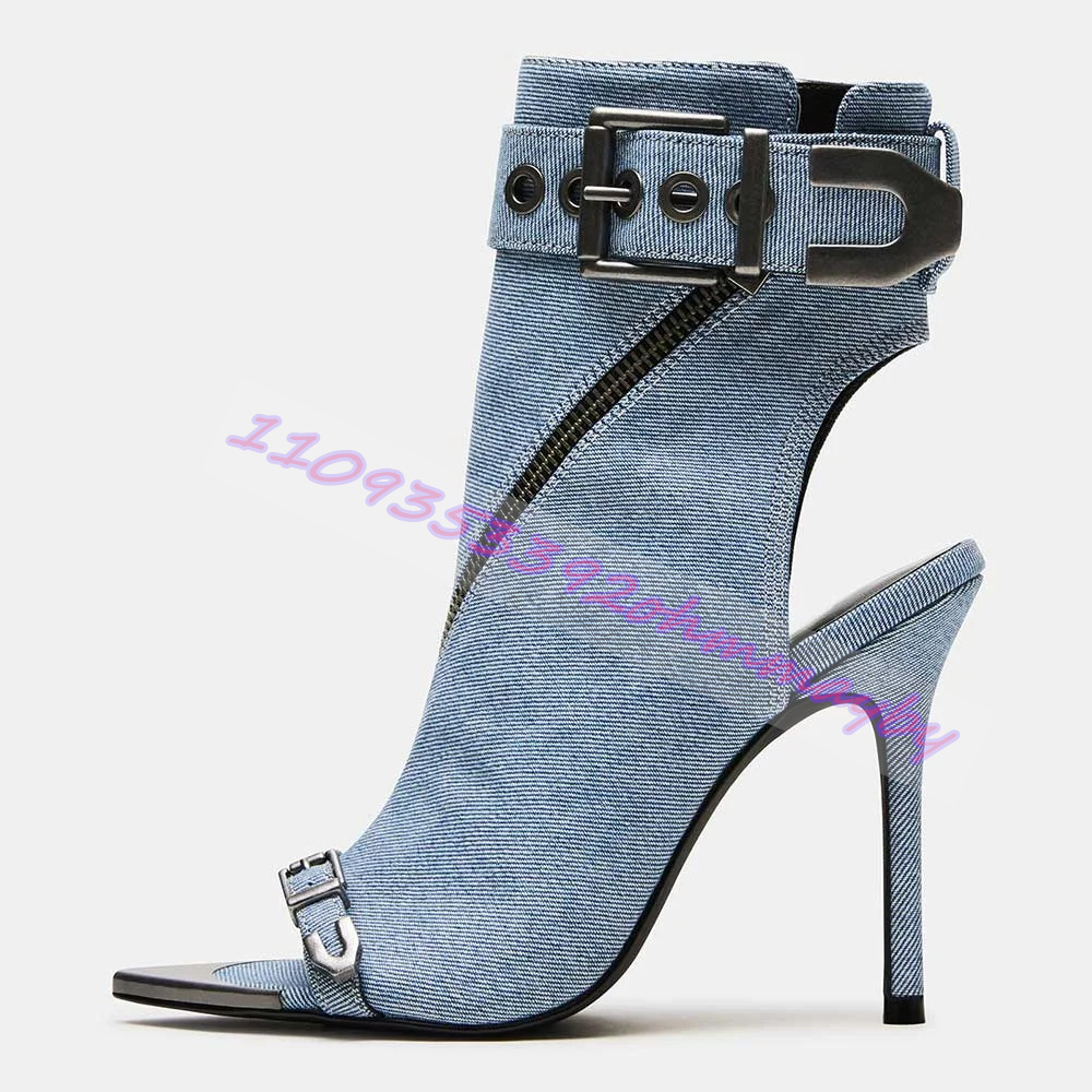 Summer Blue Denim Pointed-Toe  - đánh giá và giá Women'S Fashion Belts