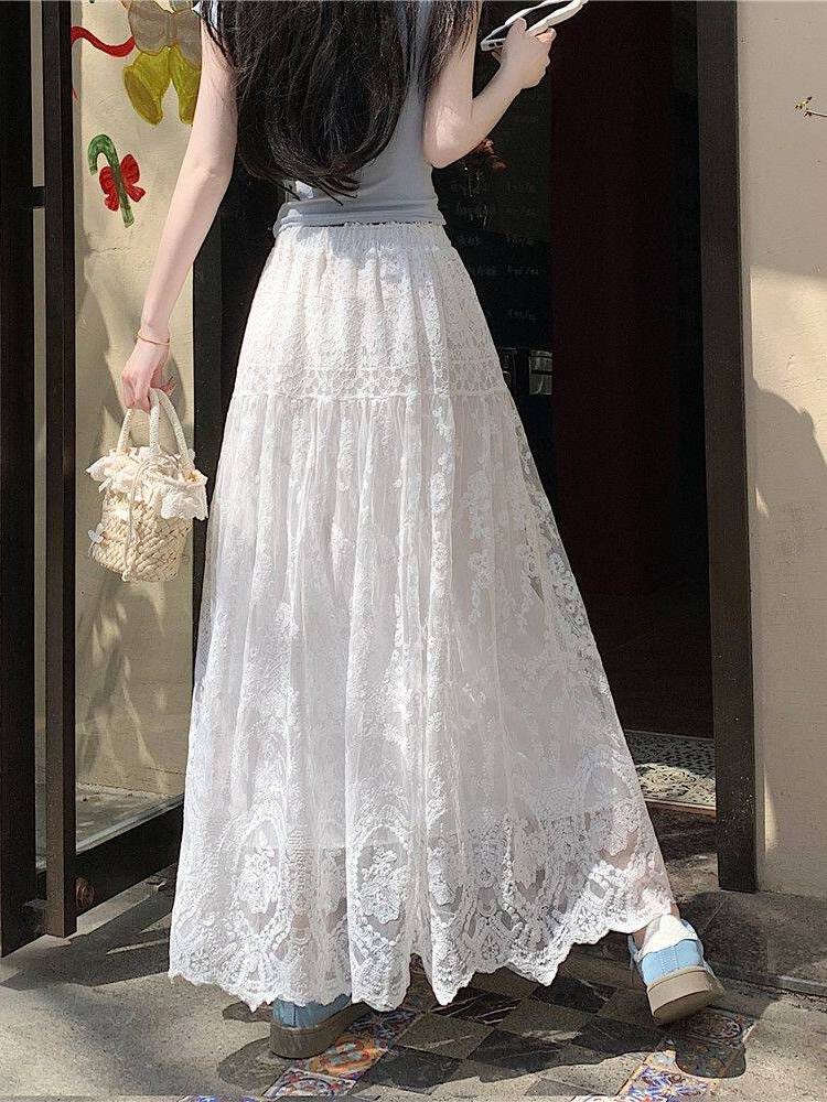 plus Size Women's High Waist L - đánh giá và giá A-Line Skirt Midi