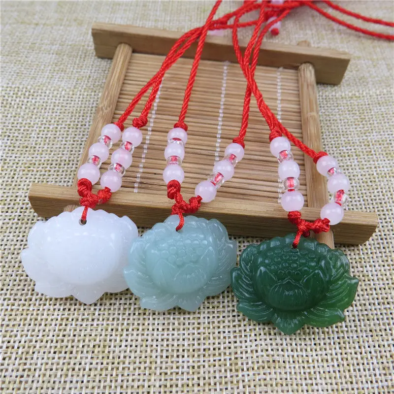 Tự Nhiên Xanh Ngọc Bích Mặt Dâ - đánh giá và giá Women Fashion Necklace