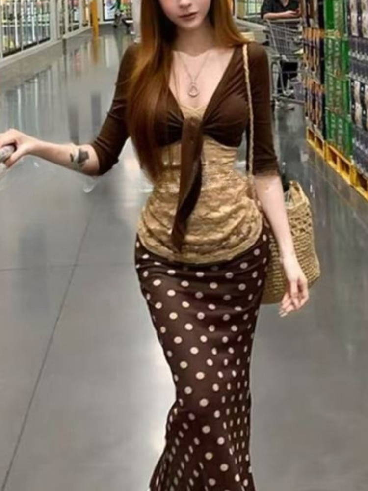 Japanese Vintage 3-piece Set W - đánh giá và giá V Neck Cami Top