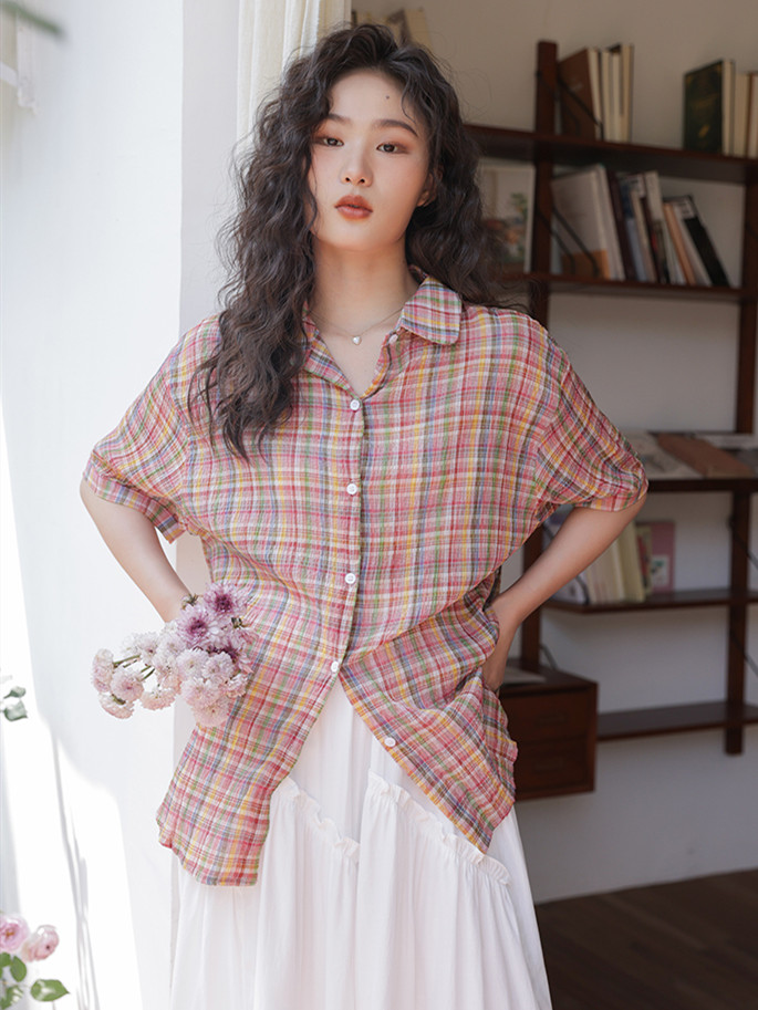 Summer New Women Turn-down Col - đánh giá và giá Women Fashion Blouse
