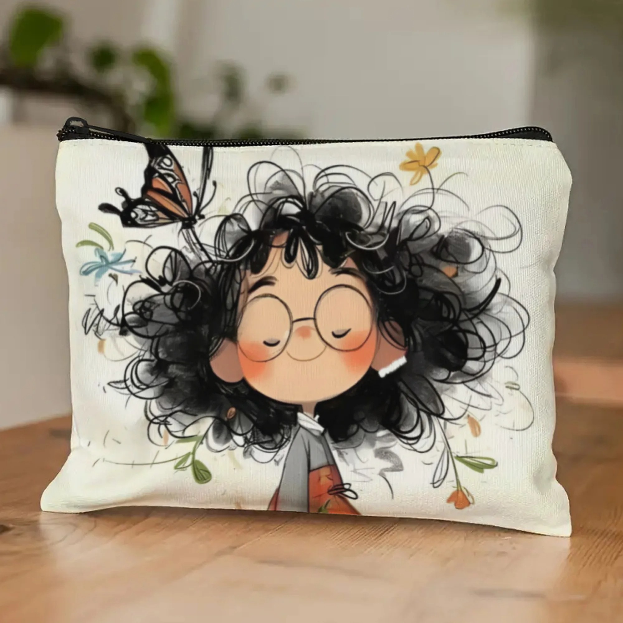 Cartoon Girl Makeup Bag Zipper - đánh giá và giá Coin Purse Women