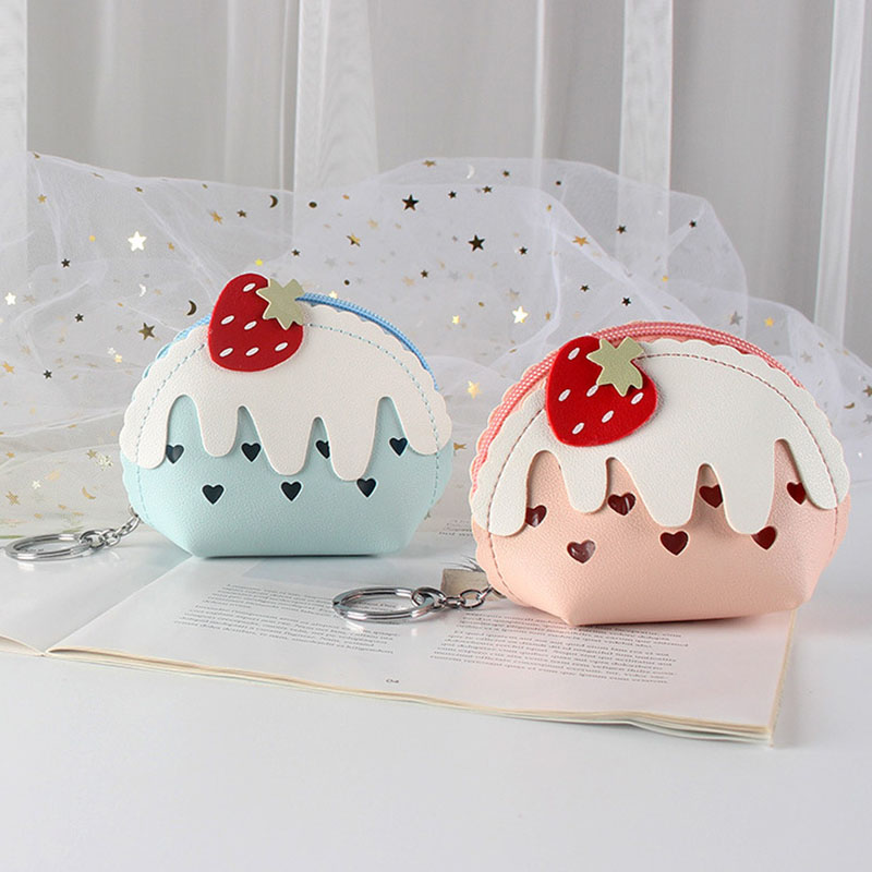 Cute strawberry ice cream mini - đánh giá và giá Coin Purse Women