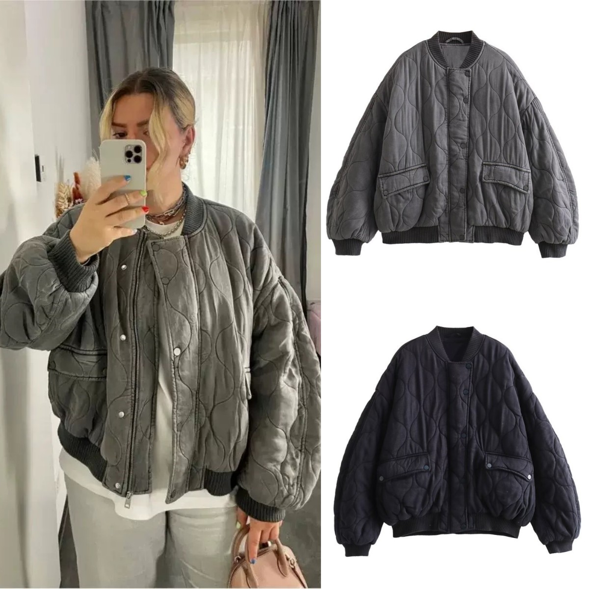 ETJ 2025  Women's New fashion  - đánh giá và giá Women'S Fashion Bomber Jacket