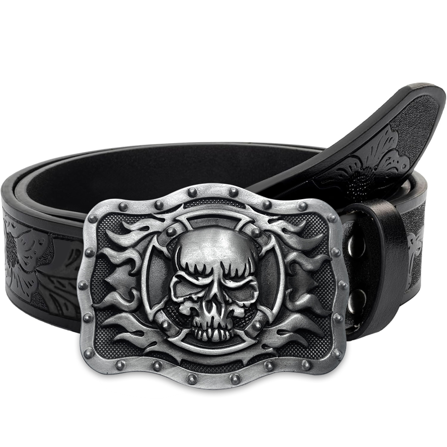 Skull Flame Belt Exquisite Car - đánh giá và giá Women Fashion Nz