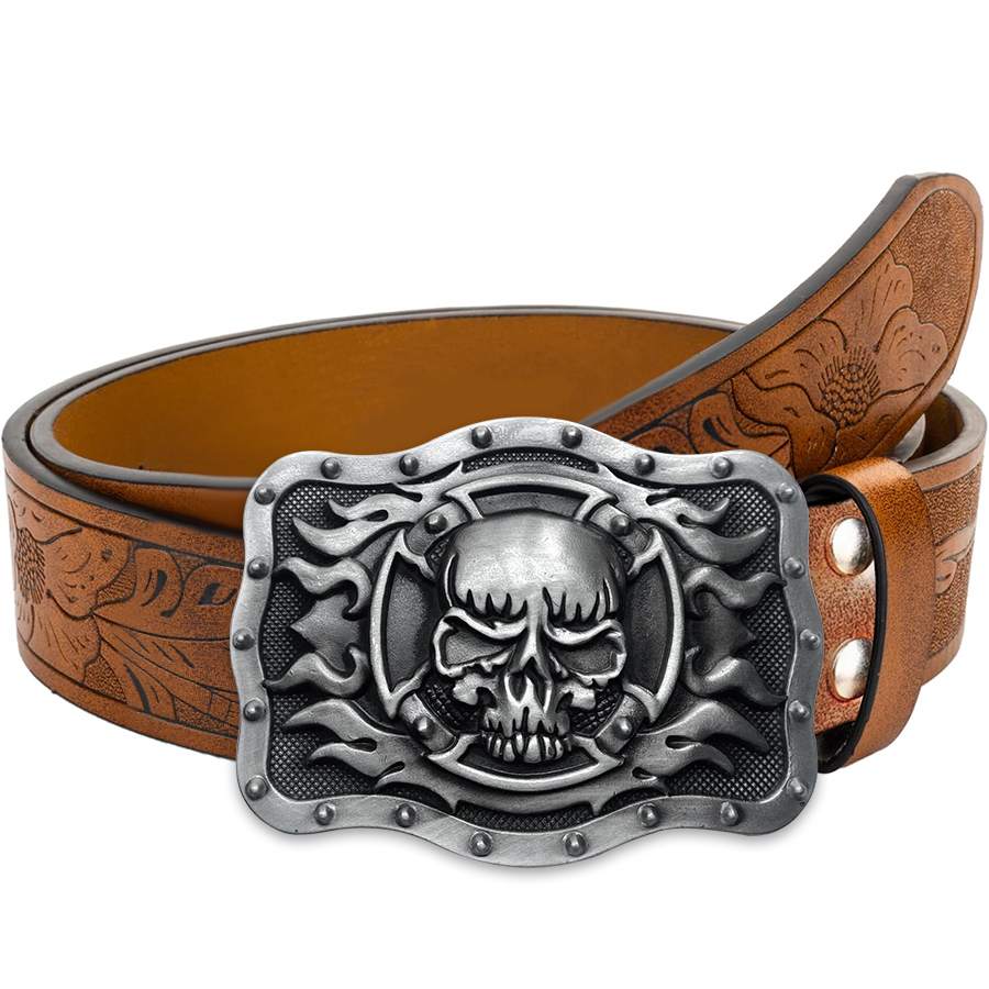 Skull Flame Belt Exquisite Car - đánh giá và giá Women Fashion Nz