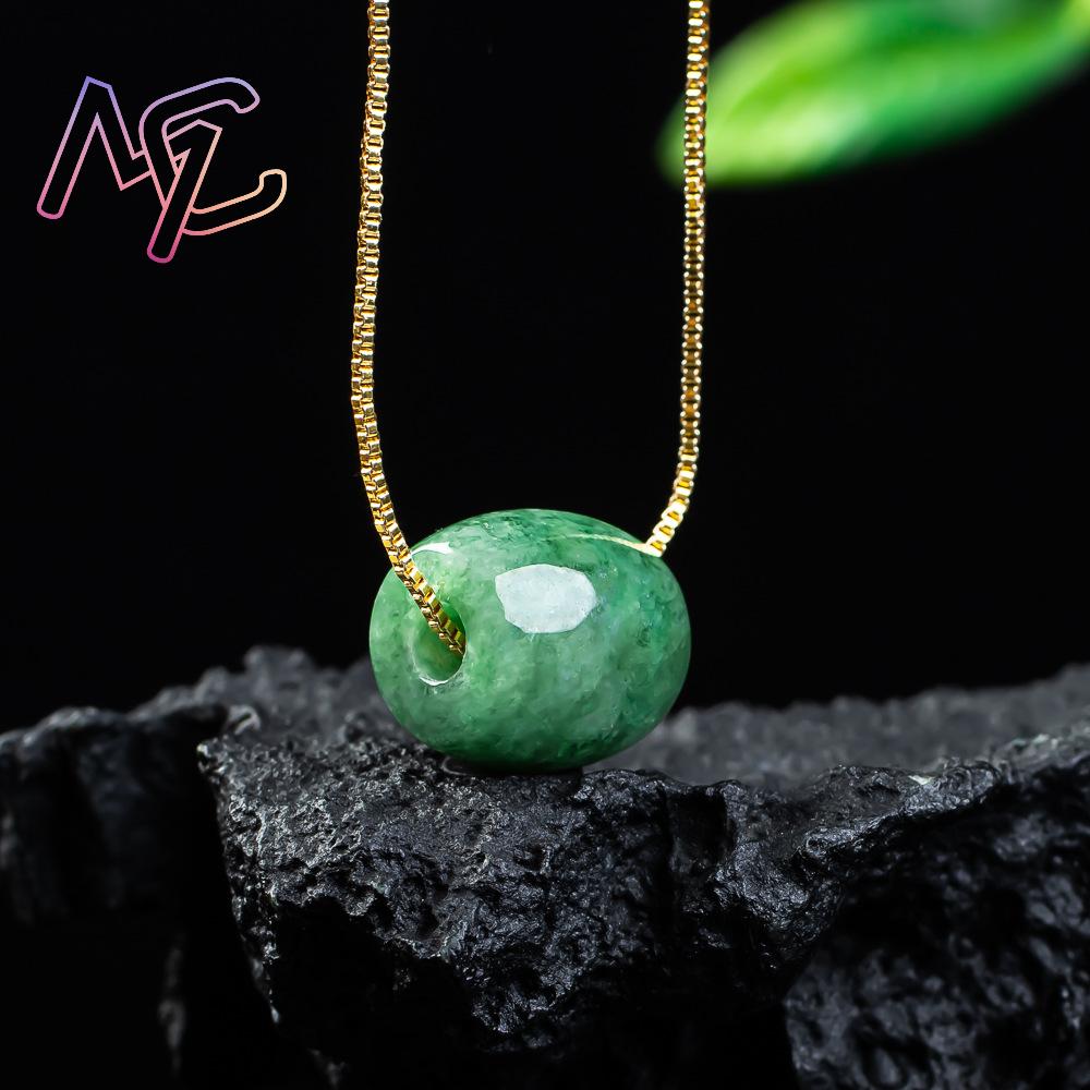 Natural Real Jade Bead Pendant - đánh giá và giá Women Fashion Necklace