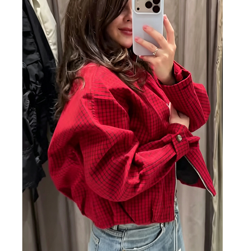 Autumn Fashion Plaid Bomber Ja - đánh giá và giá Women'S Fashion Bomber Jacket