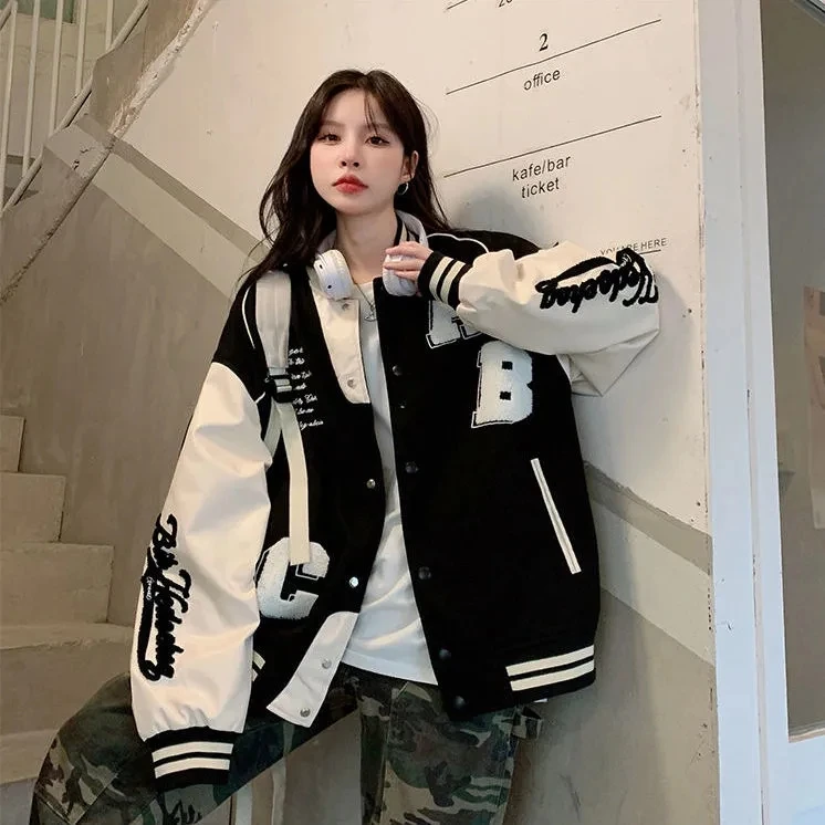 Y2k Lamb Wool Bomber Jacket Fe - đánh giá và giá Women'S Fashion Bomber Jacket