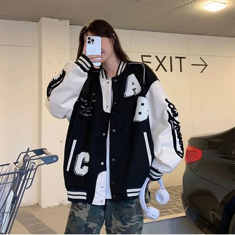 Y2k Lamb Wool Bomber Jacket Fe - đánh giá và giá Women'S Fashion Bomber Jacket