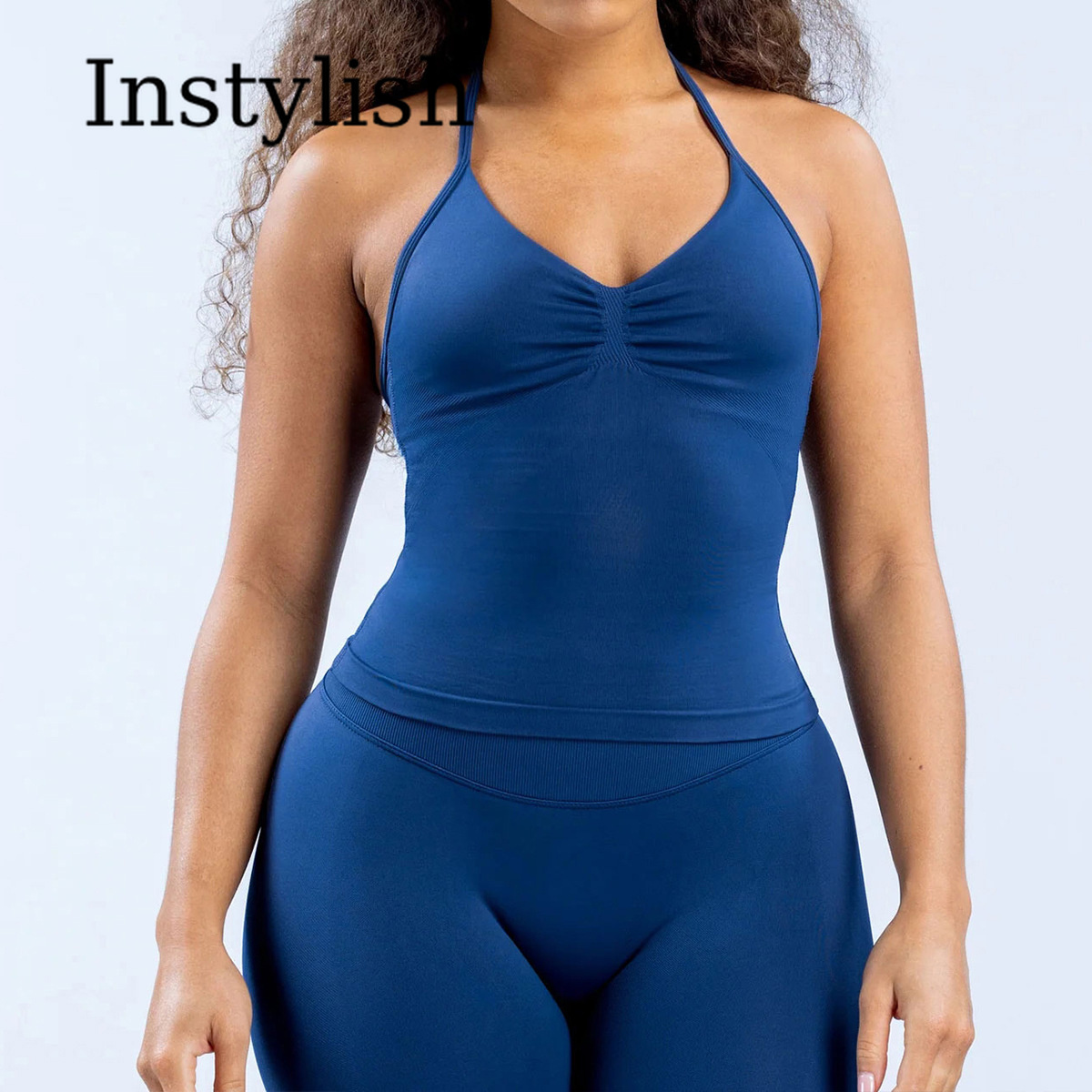 Women Seamless Yoga 2 Piece Se - đánh giá và giá V Neck Cami Top