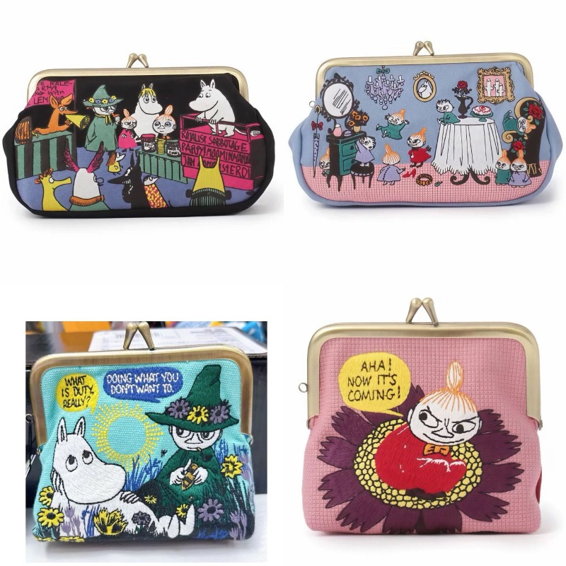 Kawaii Anime Moomins Series Mi - đánh giá và giá Coin Purse Women