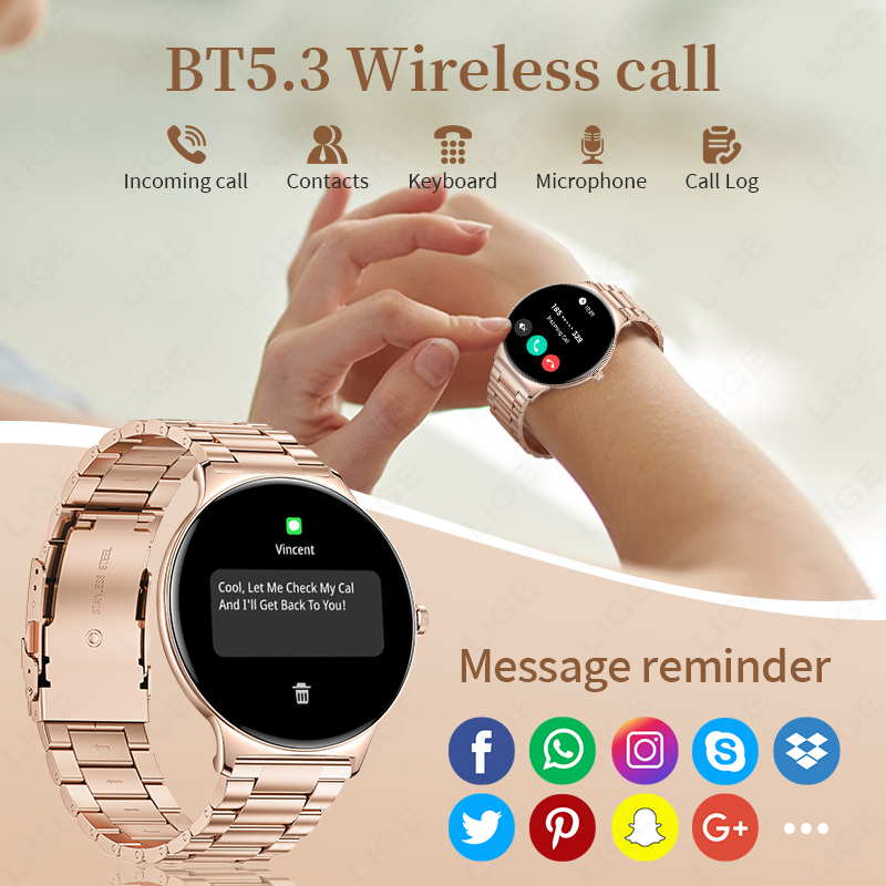 2025True AMOLED Smart Watch La - đánh giá và giá Women'S Day Fashion Show