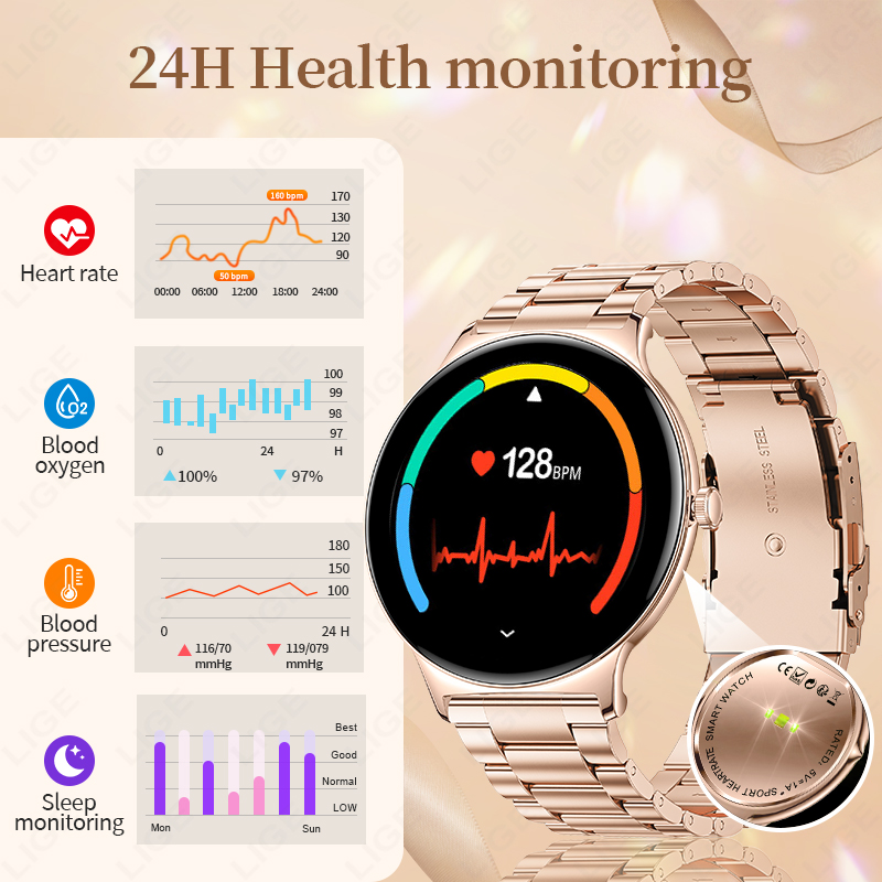 2025True AMOLED Smart Watch La - đánh giá và giá Women'S Day Fashion Show