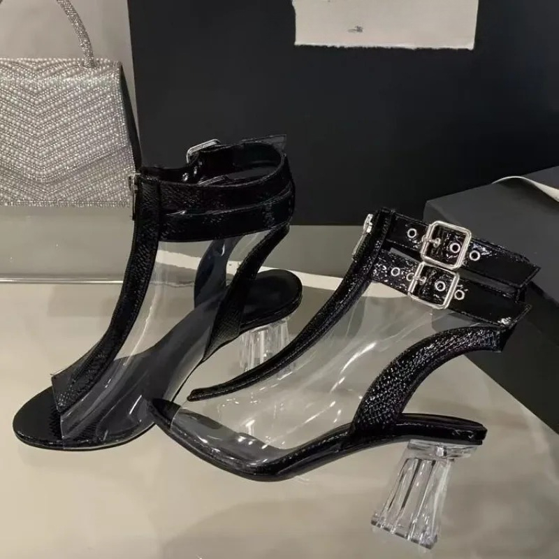 Crystal Heel Zip Sandals Summe - đánh giá và giá Women'S Fashion Belts