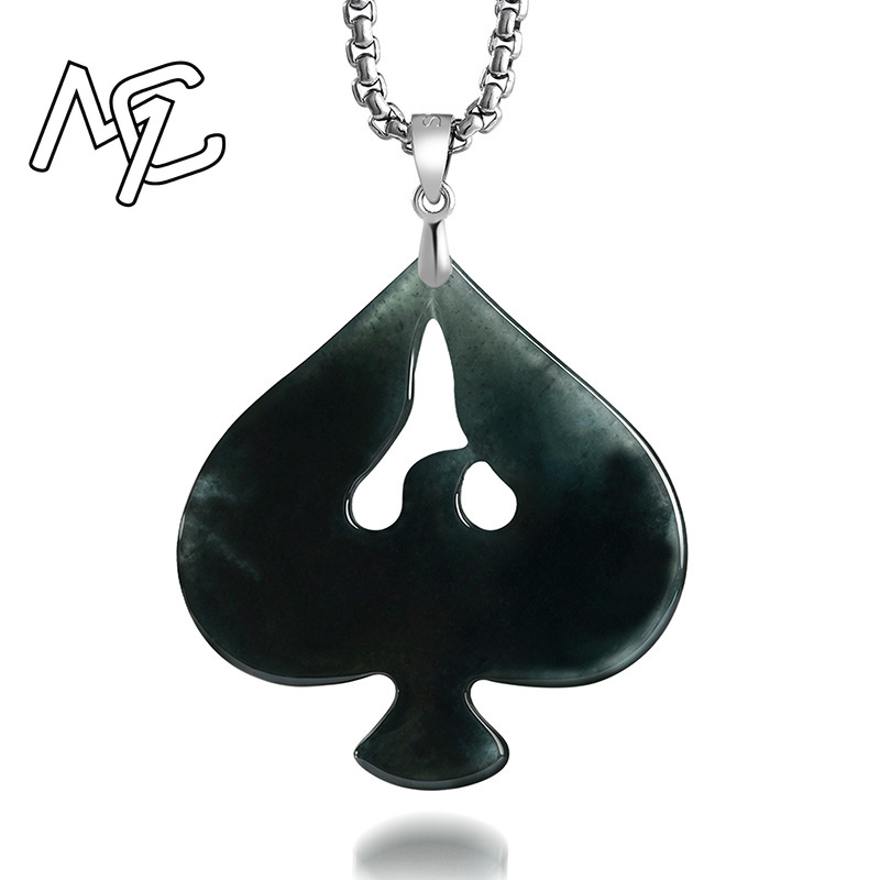 S925 Silver Natural Jade Black - đánh giá và giá Women Fashion Necklace