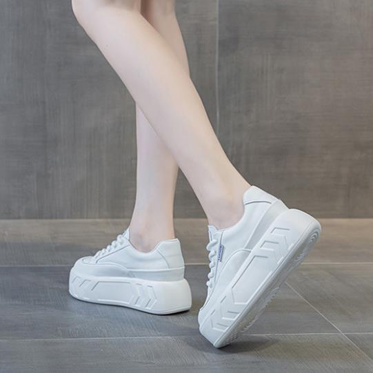 8cm Microfiber Leather Spring  - đánh giá và giá Sneakers Fashion Women