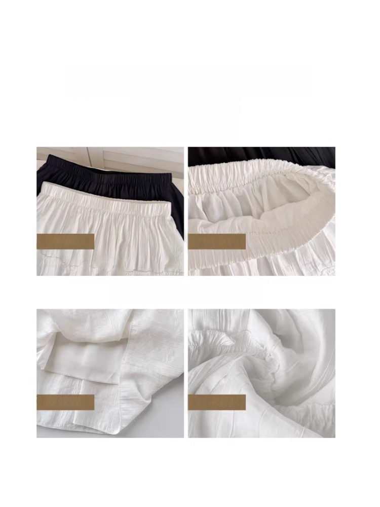 plus Size Women's White High W - đánh giá và giá A-Line Skirt Midi