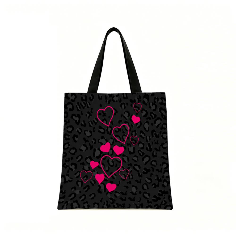 Black Leopard Print Pink Heart - đánh giá và giá Coin Purse Women